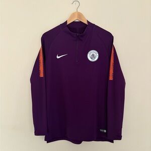 Manchester City 17/18 Nike Training Top Authentic Training Wear